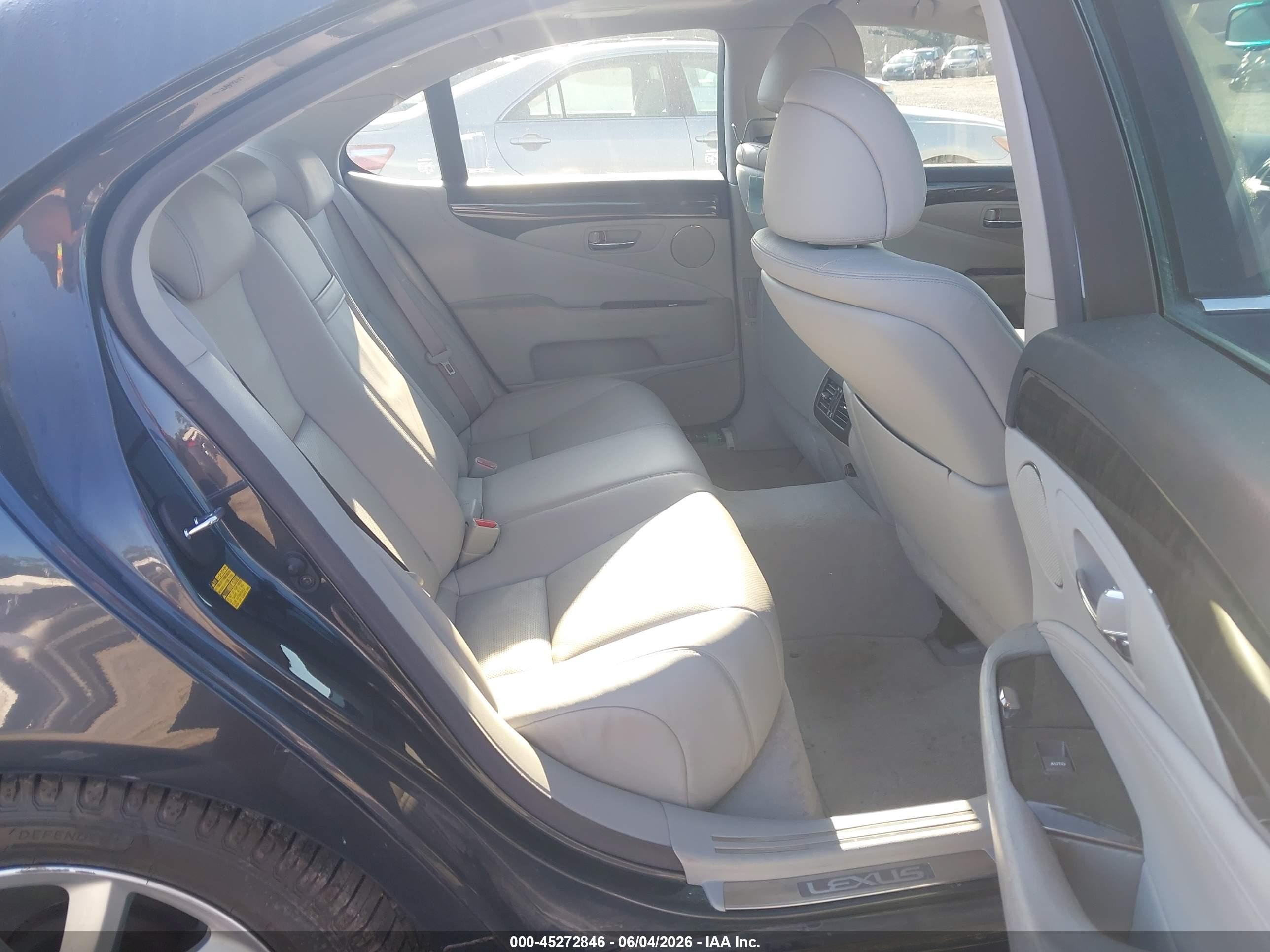 2007 Lexus Ls 460 Черный vin: JTHBL46F975021296