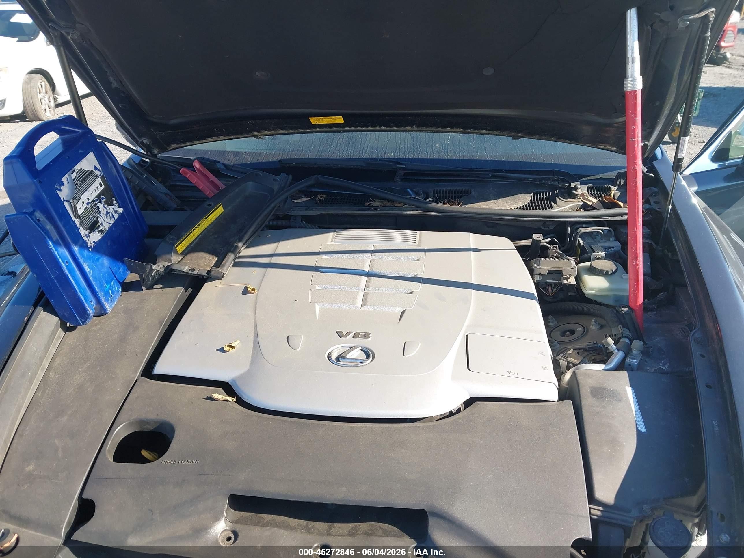 2007 Lexus Ls 460 Черный vin: JTHBL46F975021296