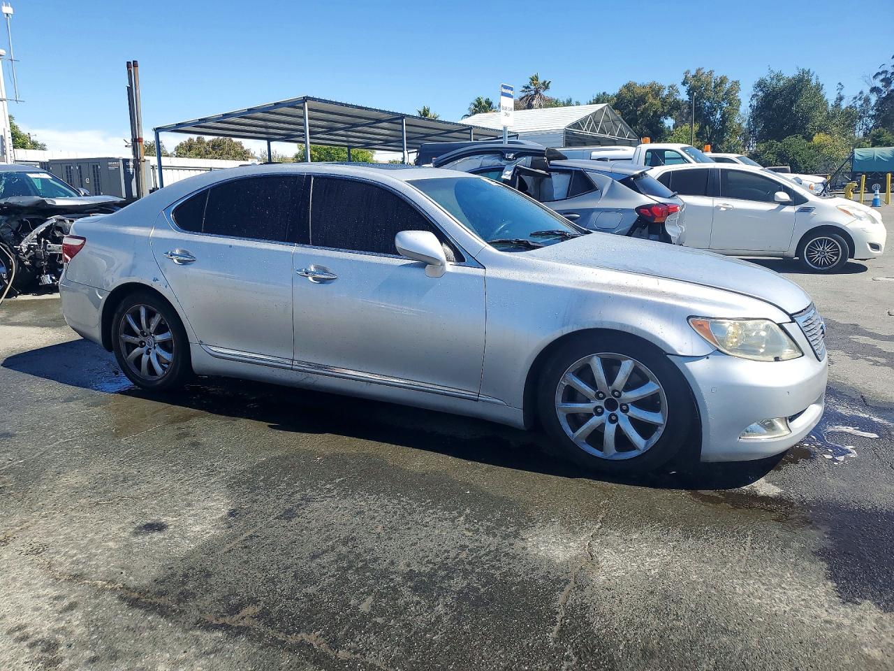 2007 Lexus Ls 460 Gray vin: JTHBL46F975025025