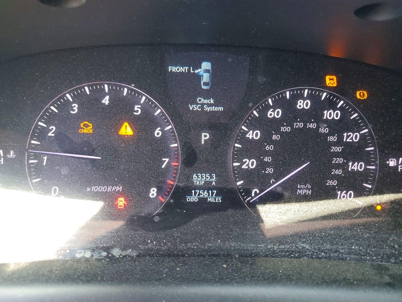 2007 Lexus Ls 460 Gray vin: JTHBL46F975025025