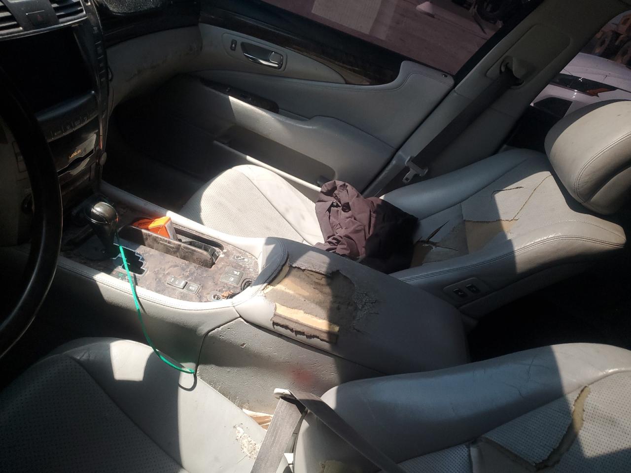 2007 Lexus Ls 460 Gray vin: JTHBL46F975025025 Damage: Right Front Seat Back, Torn, > 12 Inches