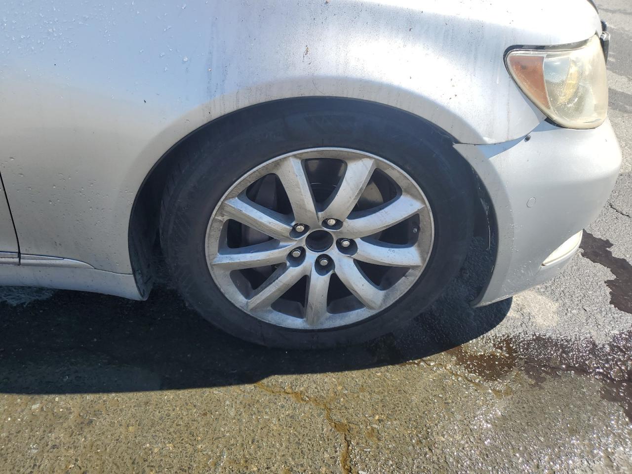2007 Lexus Ls 460 Gray vin: JTHBL46F975025025 Damage: Right Front Wheel, Curb Rash, > 12 Inches