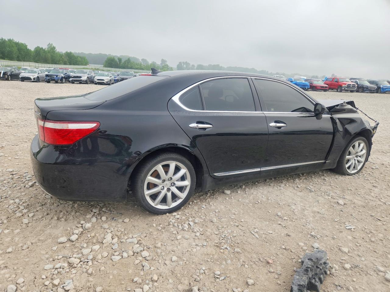 2007 Lexus Ls 460 Черный vin: JTHBL46F975029530