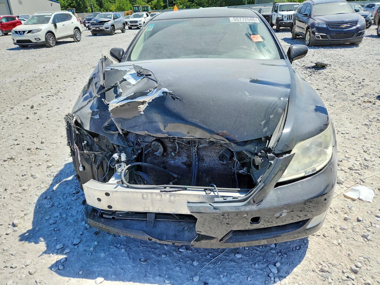 2007 Lexus Ls 460 Черный vin: JTHBL46F975029530