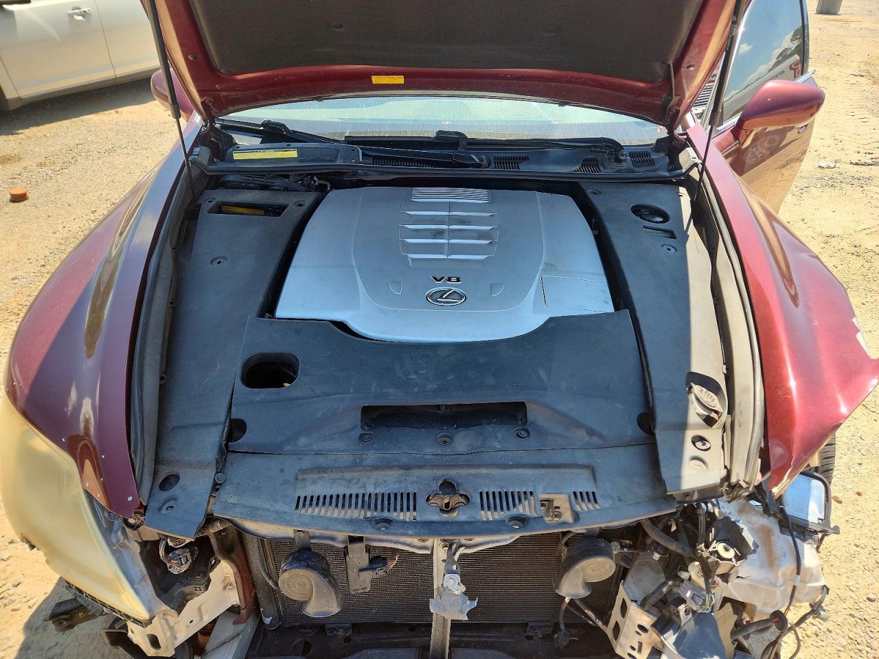 2007 Lexus Ls 460 Red vin: JTHBL46F975031777