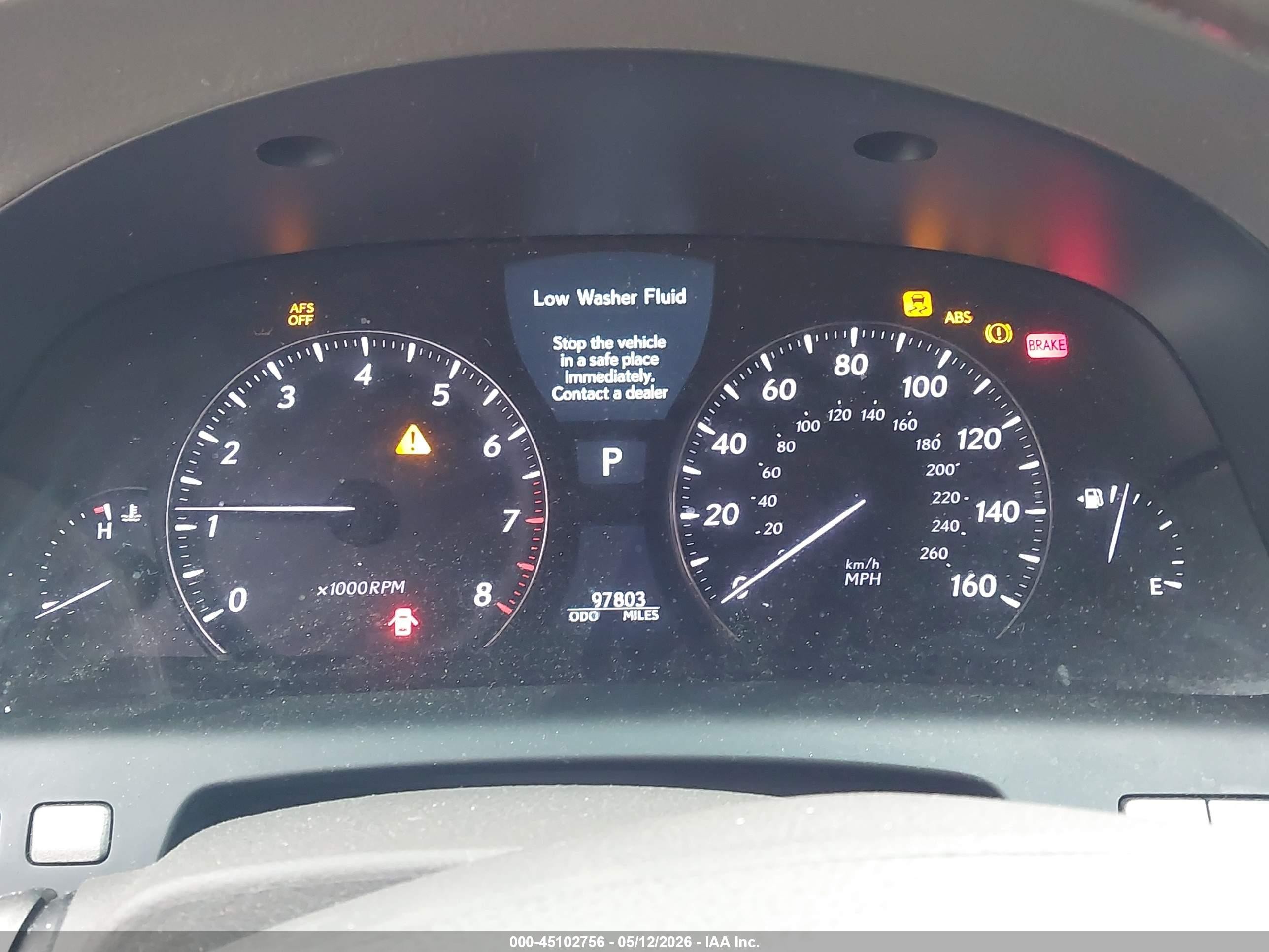 2007 Lexus Ls 460   Black vin: JTHBL46F975032945