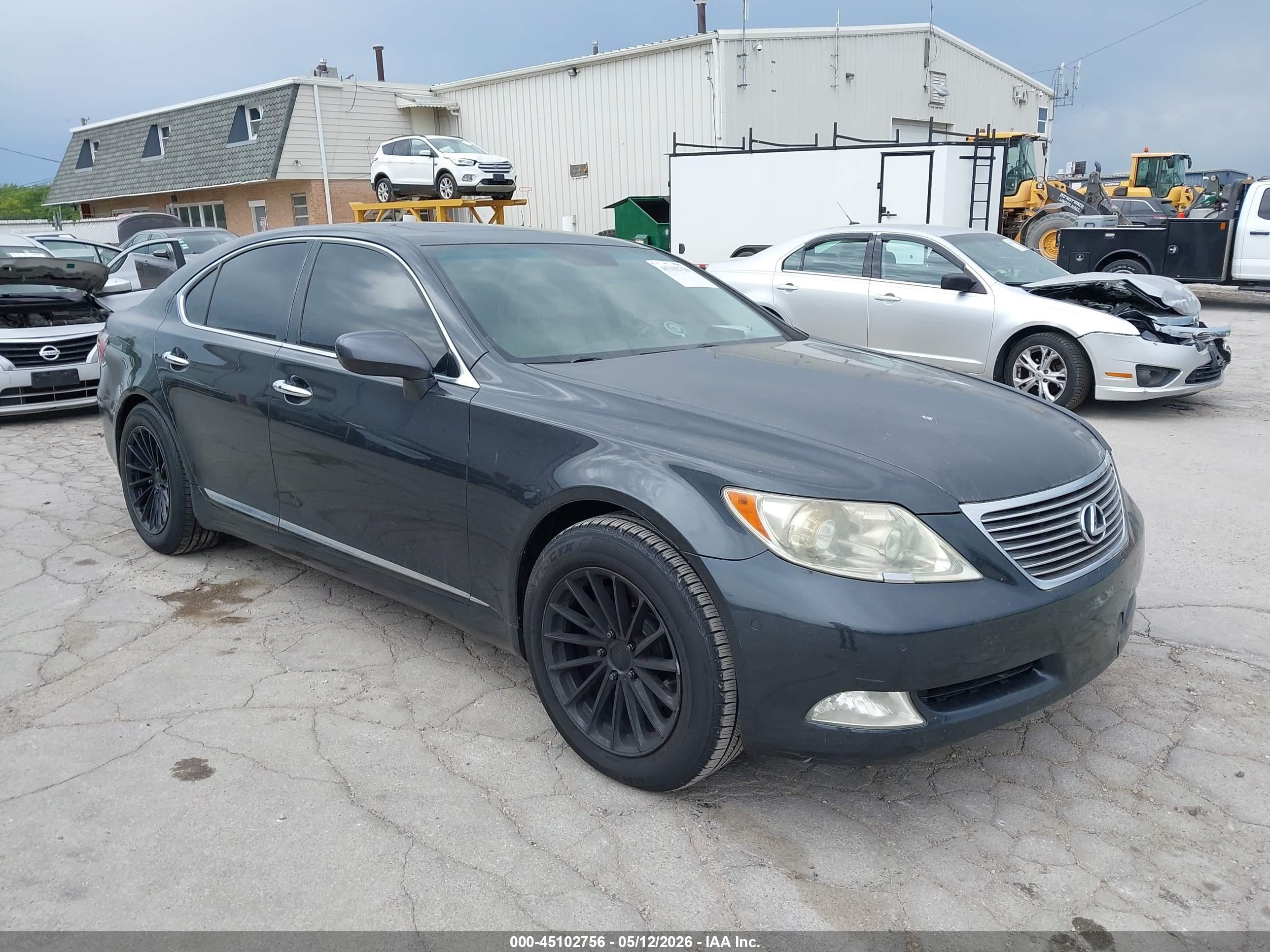 2007 Lexus Ls 460   Black vin: JTHBL46F975032945