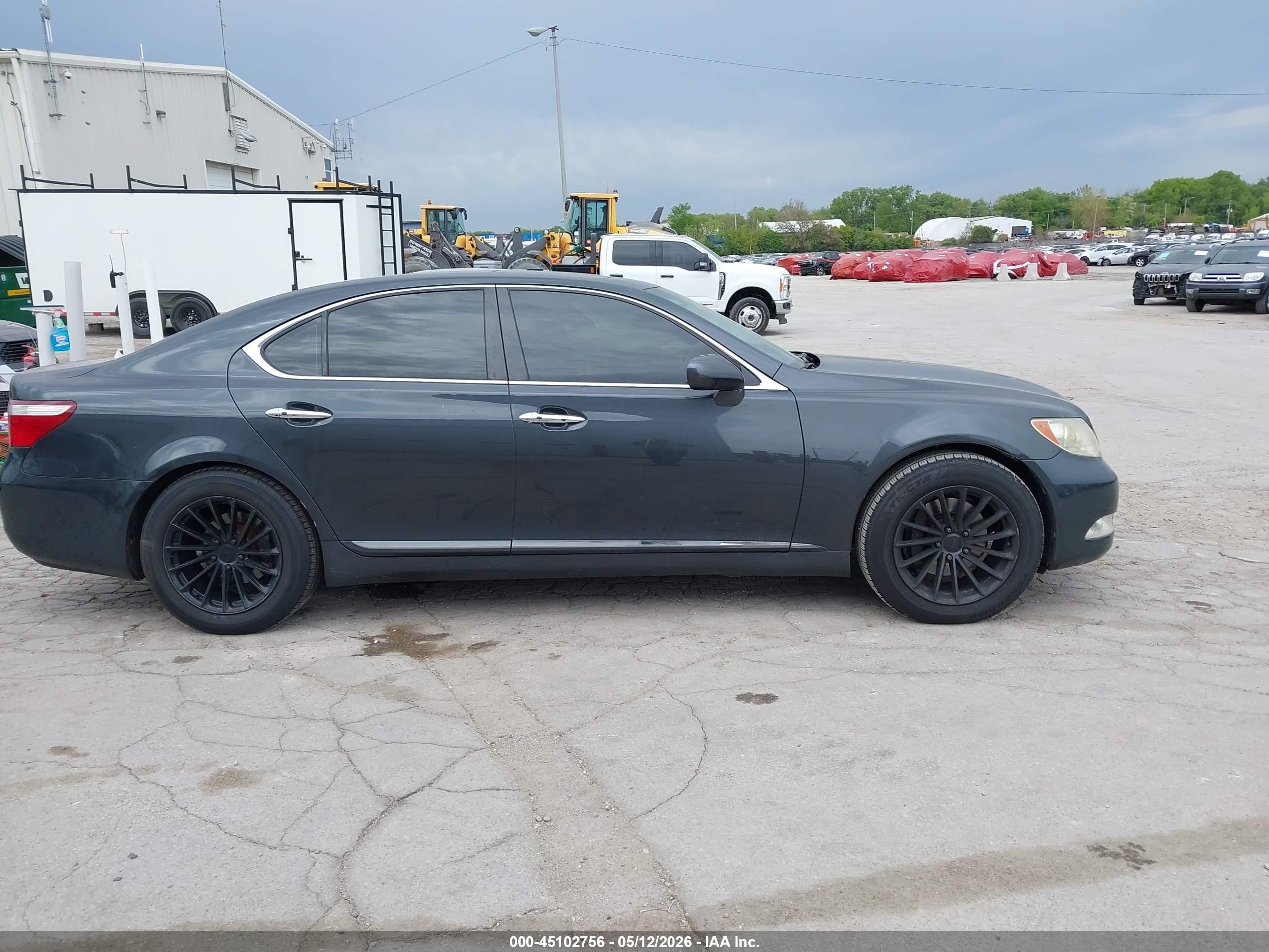 2007 Lexus Ls 460   Black vin: JTHBL46F975032945