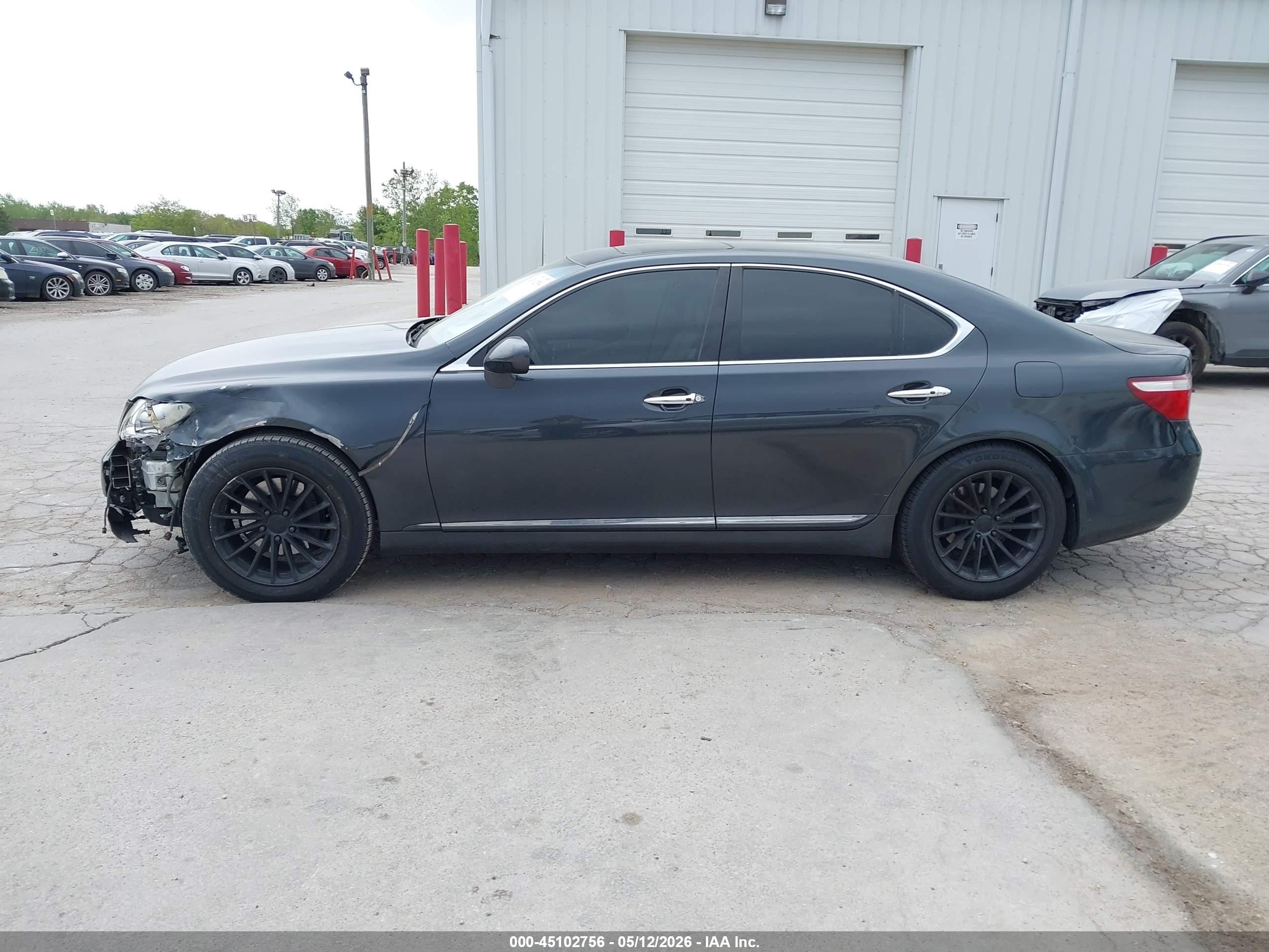 2007 Lexus Ls 460   Black vin: JTHBL46F975032945