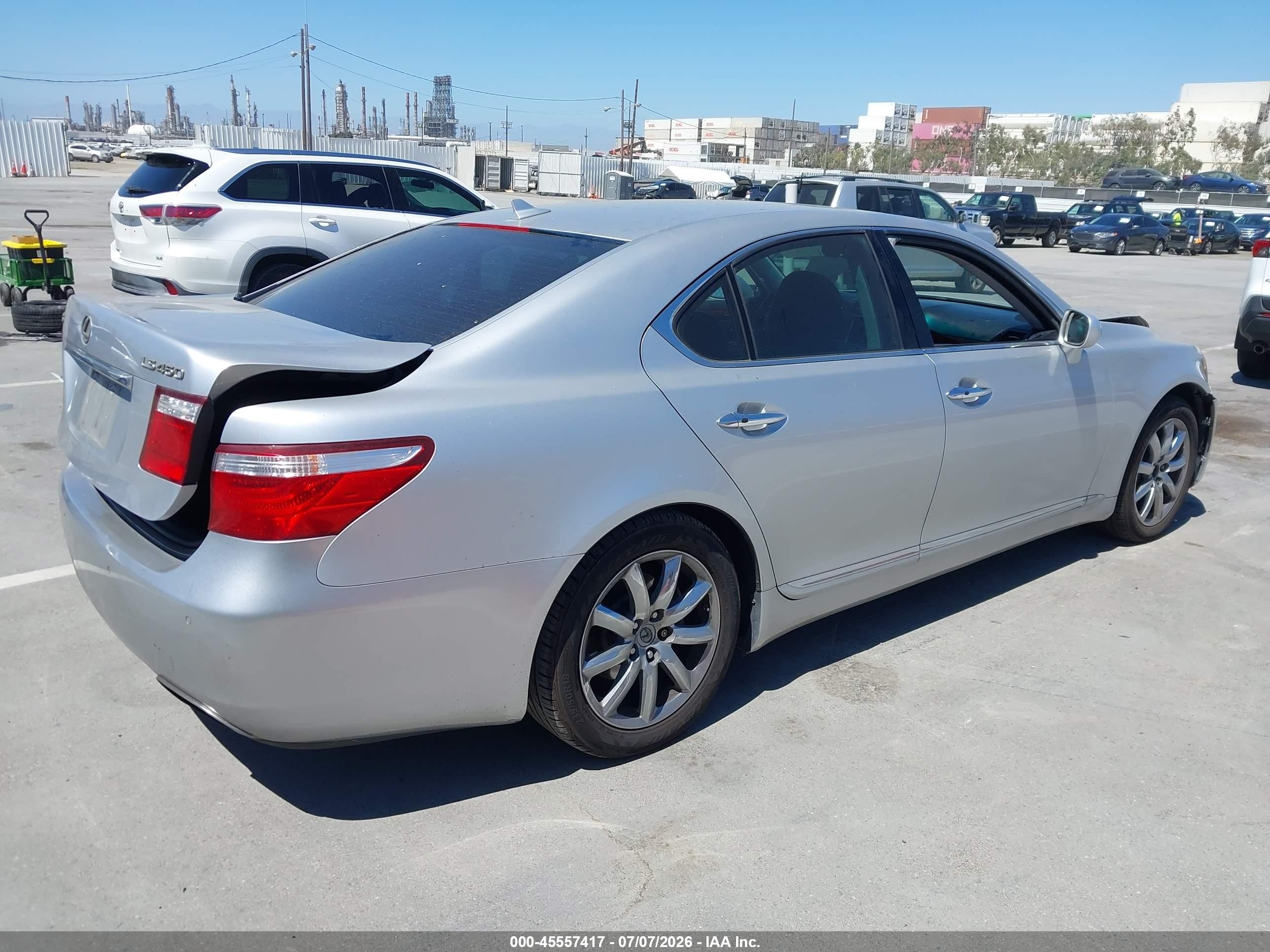 2007 Lexus Ls 460   Серебряный vin: JTHBL46F975034288