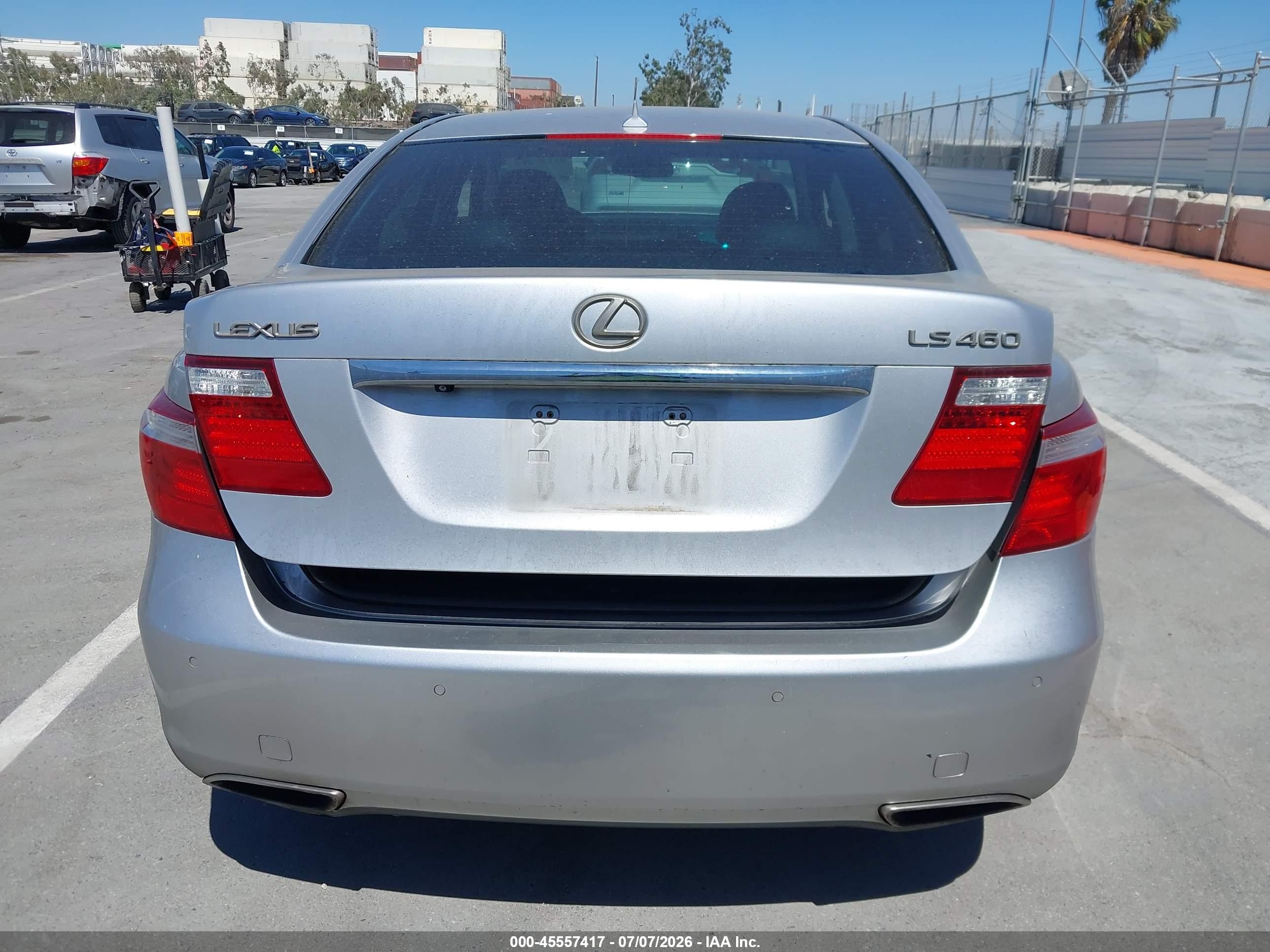 2007 Lexus Ls 460   Серебряный vin: JTHBL46F975034288