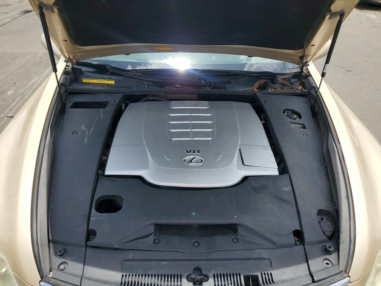2007 Lexus Ls 460 Beige vin: JTHBL46F975044948