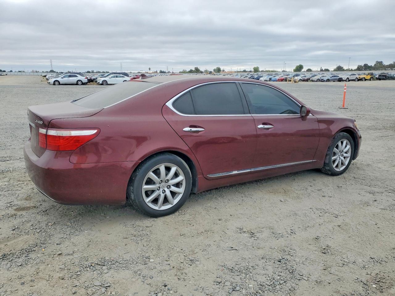 2007 Lexus Ls 460 Burgundy vin: JTHBL46F975048160