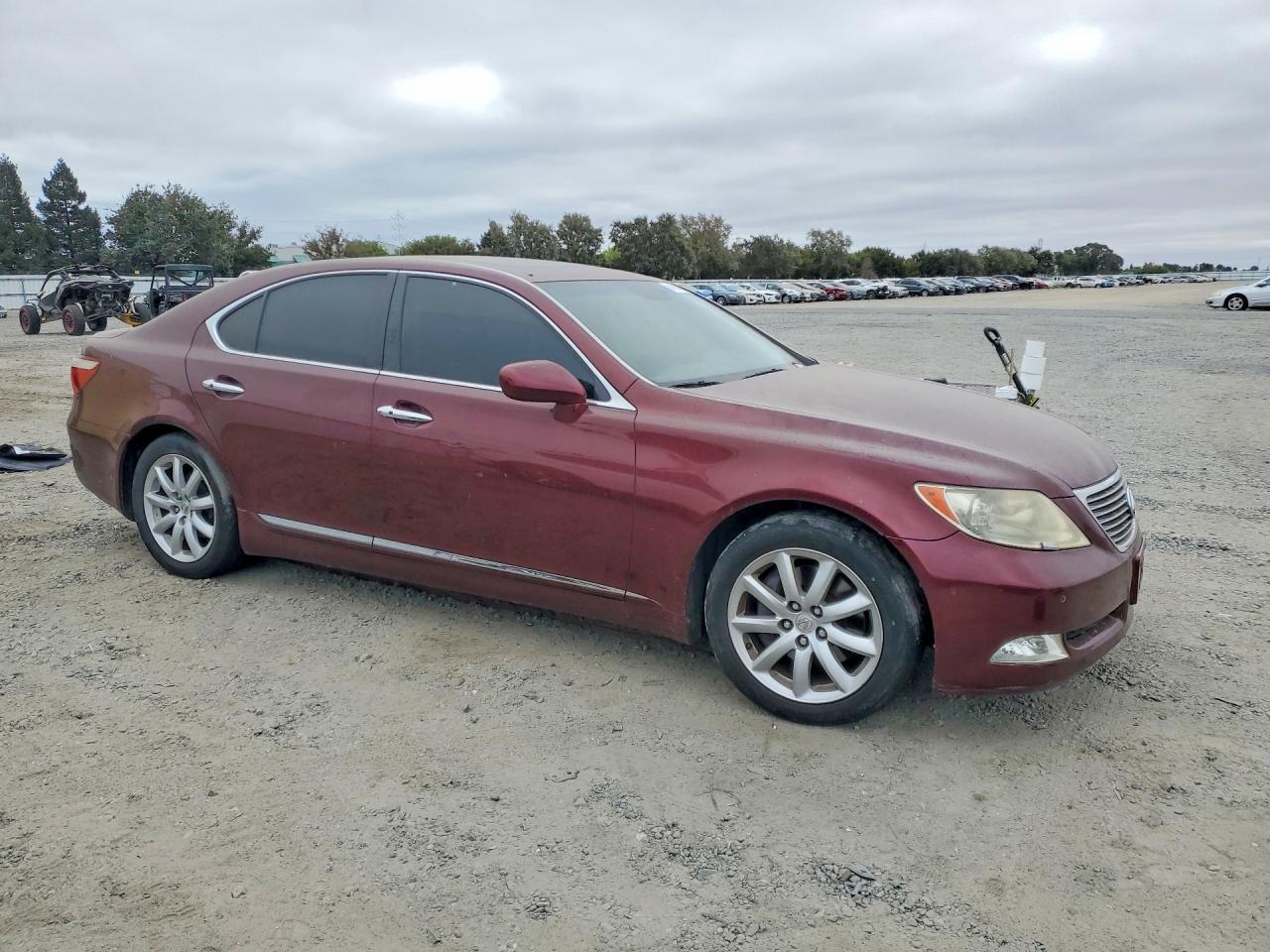 2007 Lexus Ls 460 Burgundy vin: JTHBL46F975048160