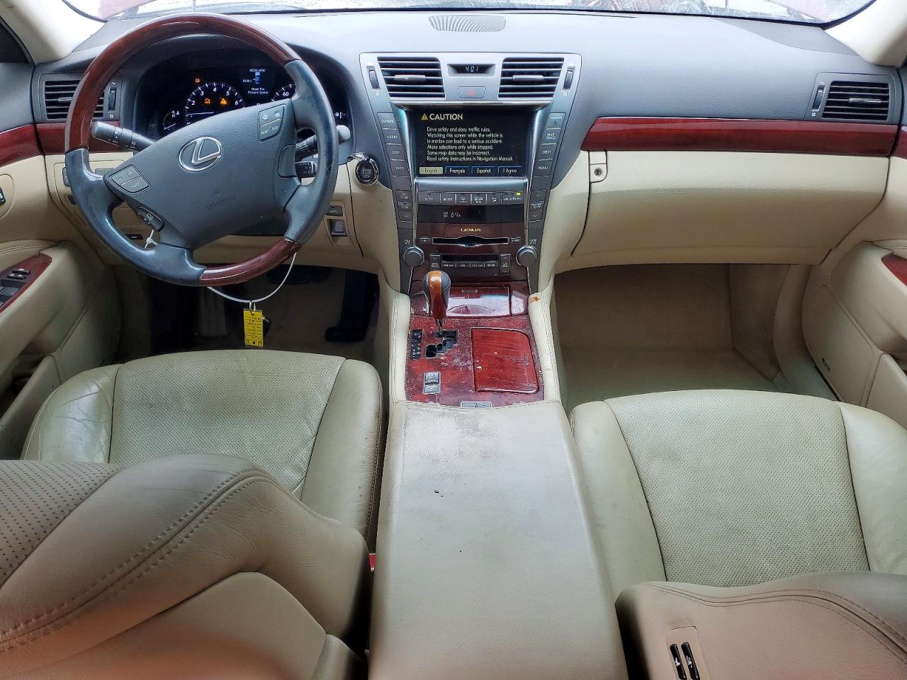 2007 Lexus Ls 460 Burgundy vin: JTHBL46F975048160