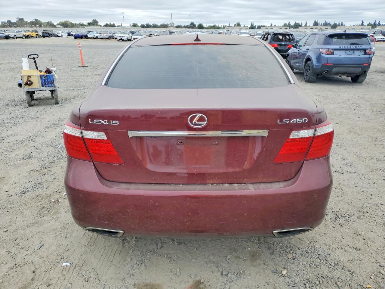 2007 Lexus Ls 460 Burgundy vin: JTHBL46F975048160