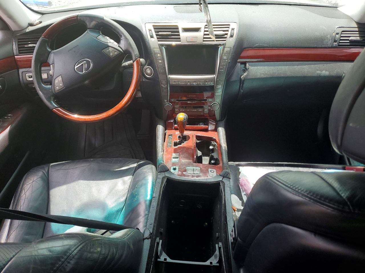 2007 Lexus Ls 460 Black vin: JTHBL46F975050152