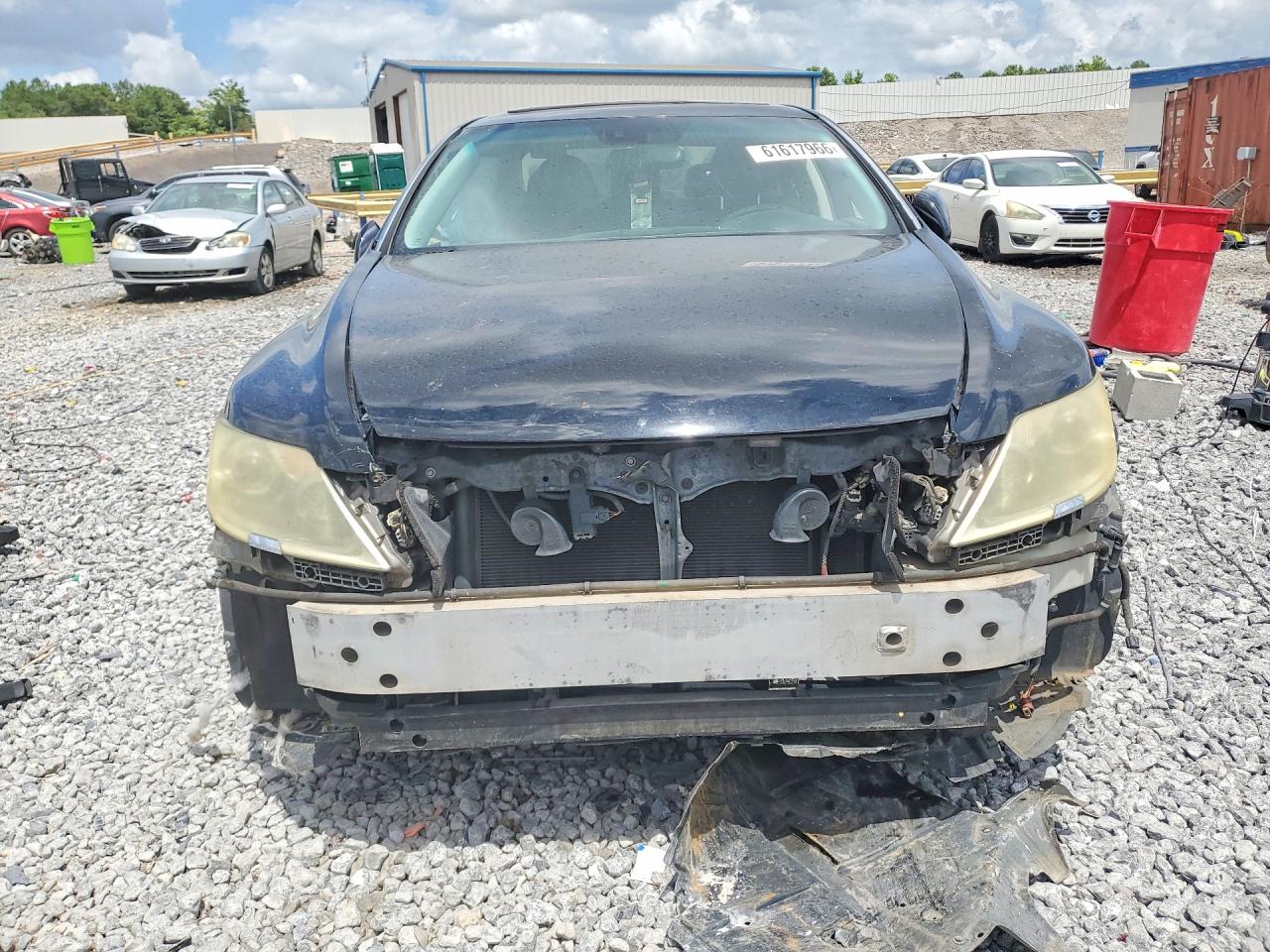 2007 Lexus Ls 460 Black vin: JTHBL46F975050152