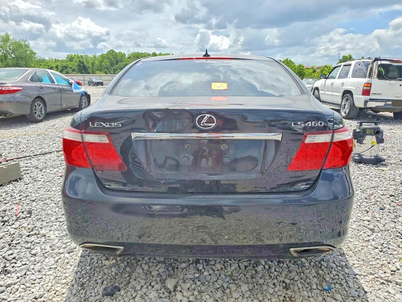 2007 Lexus Ls 460 Black vin: JTHBL46F975050152