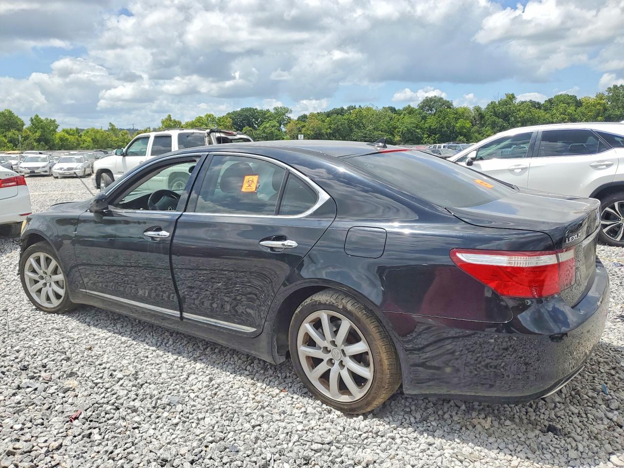2007 Lexus Ls 460 Black vin: JTHBL46F975050152