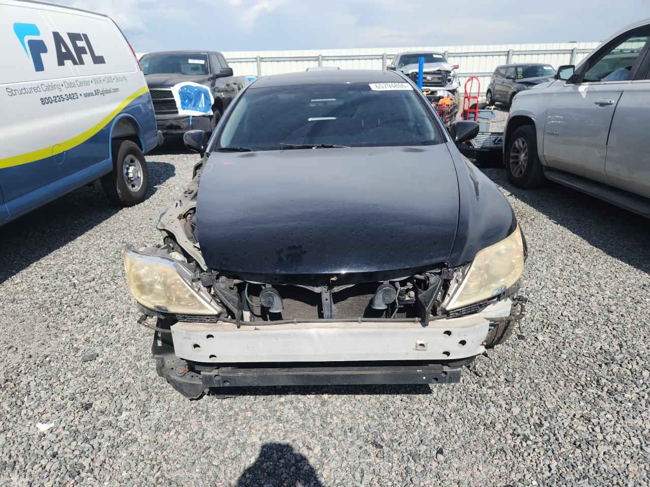 2008 Lexus Ls 460 Black vin: JTHBL46F985054400