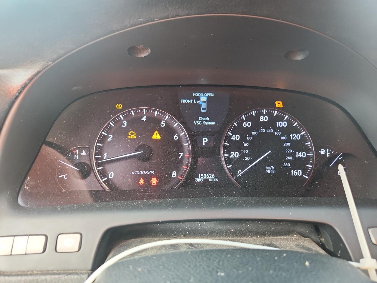 2008 Lexus Ls 460 Black vin: JTHBL46F985054400