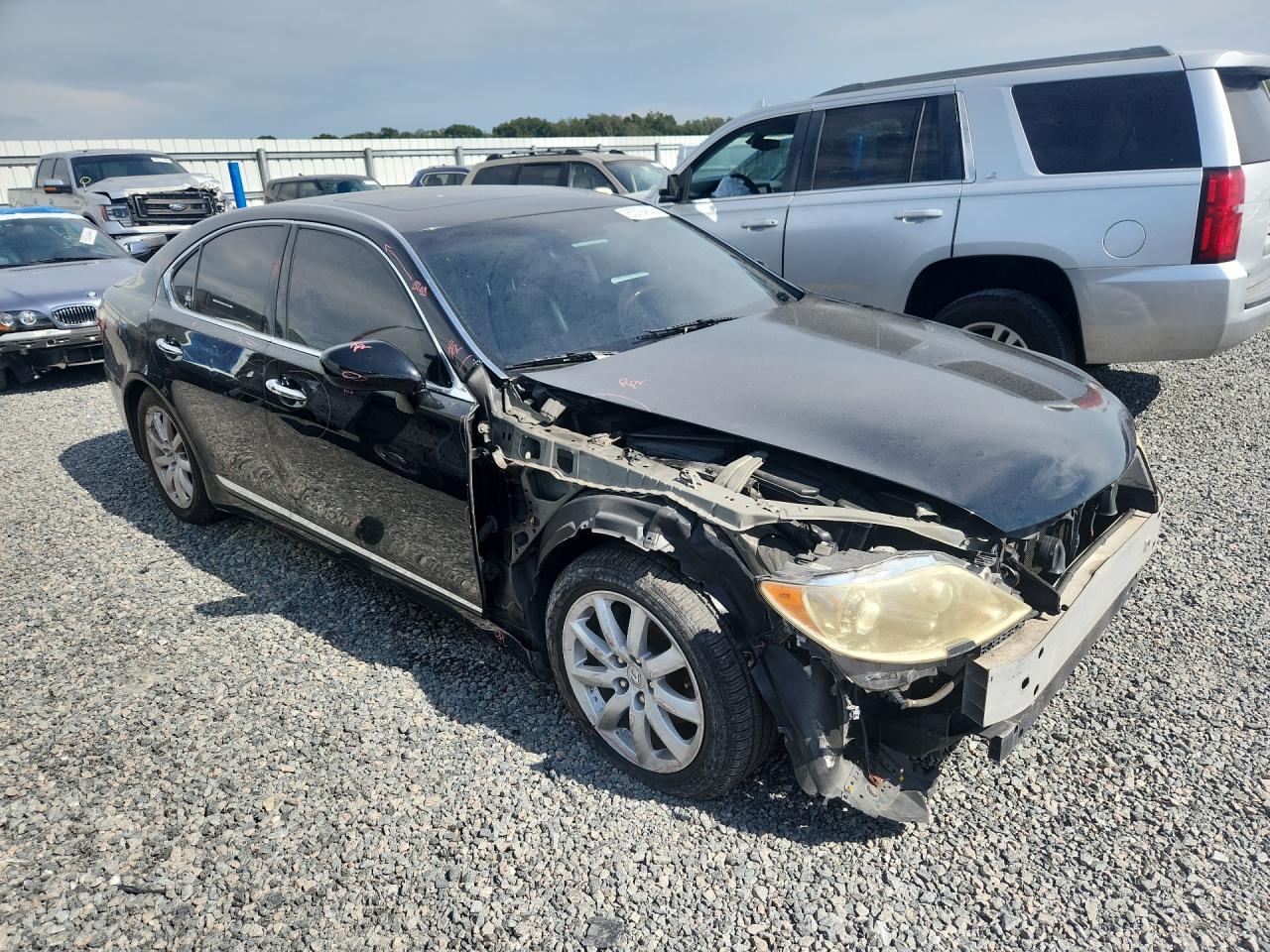 2008 Lexus Ls 460 Black vin: JTHBL46F985054400