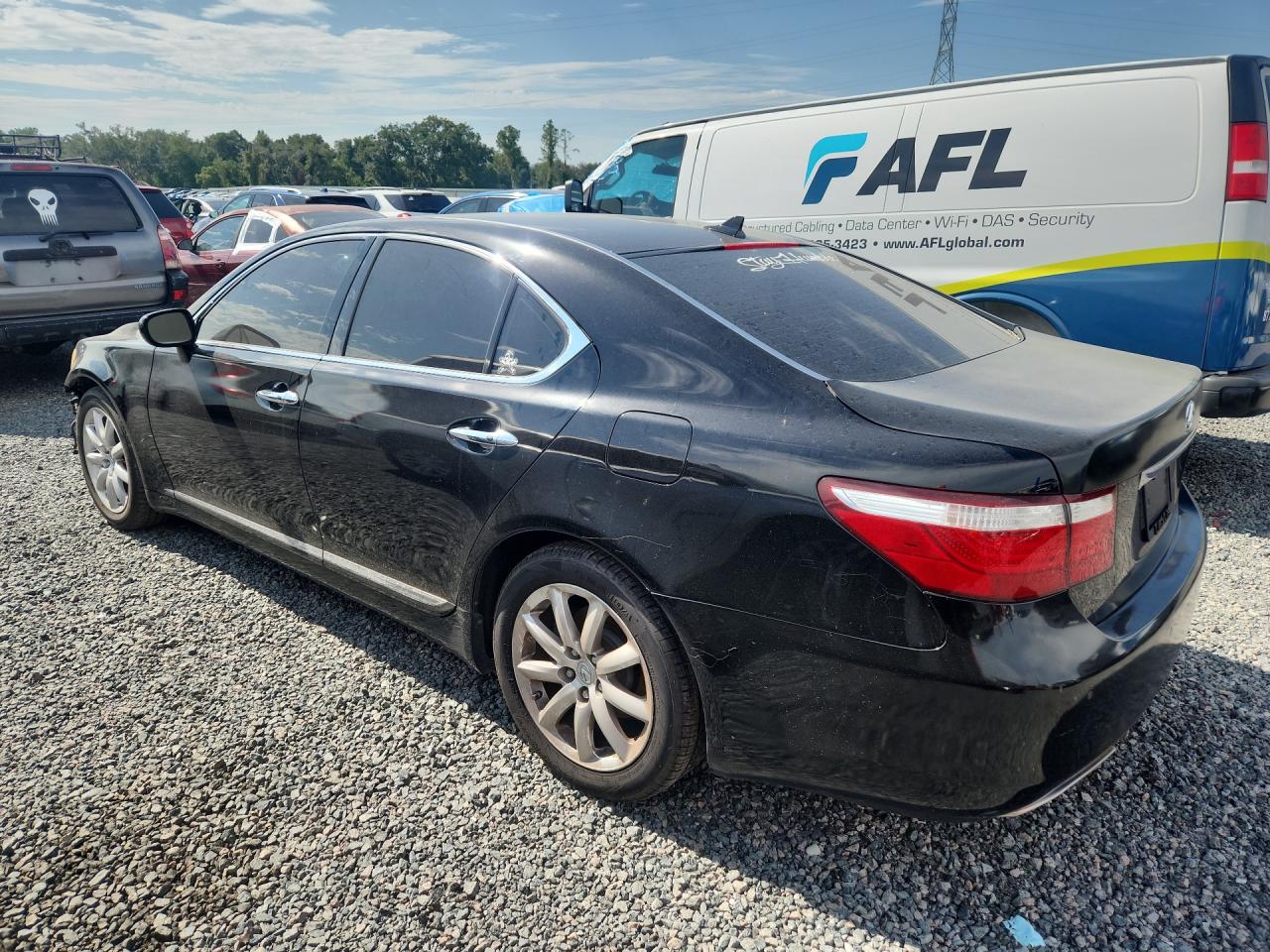 2008 Lexus Ls 460 Black vin: JTHBL46F985054400