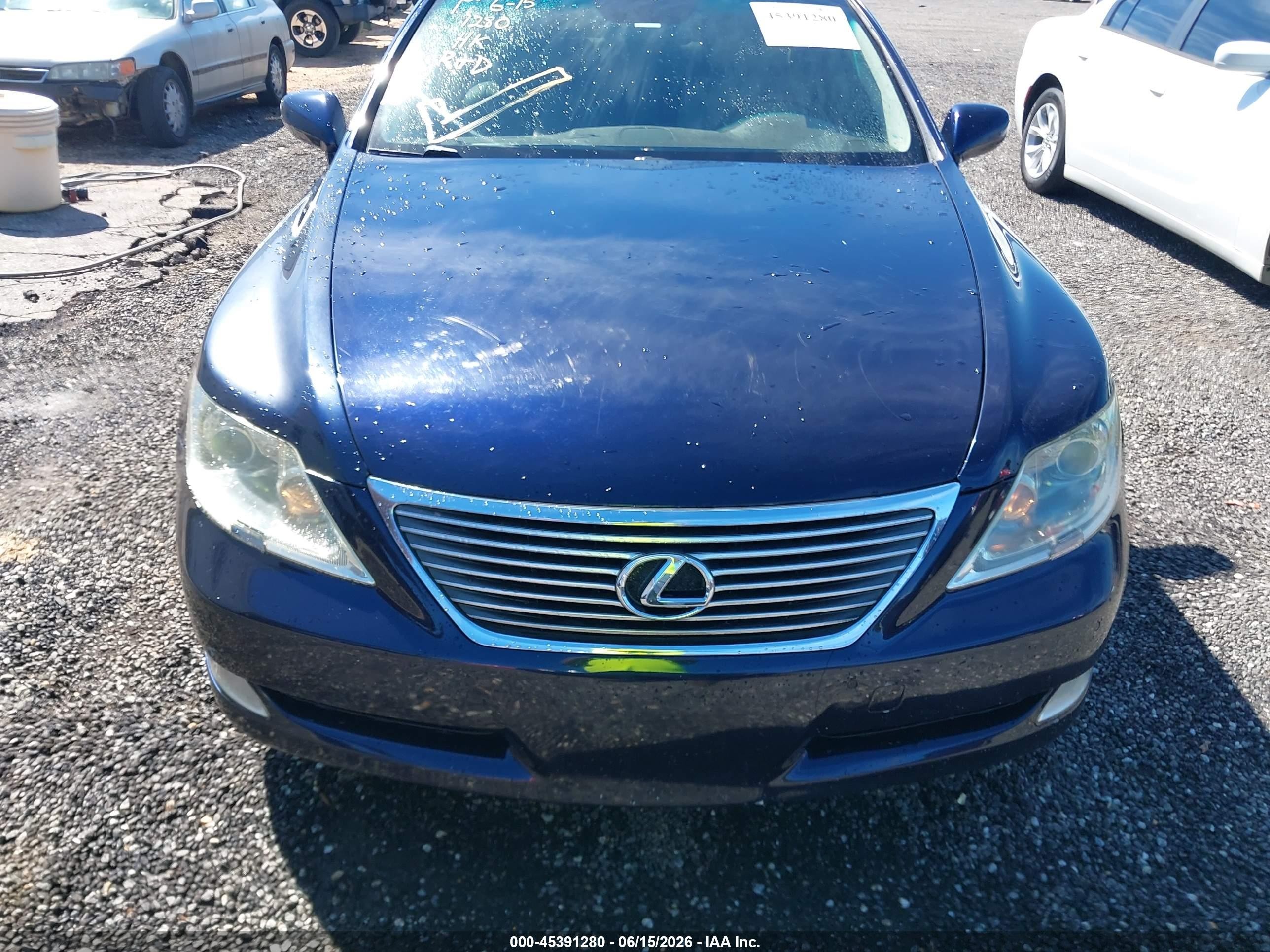 2008 Lexus Ls 460   Black vin: JTHBL46F985055210