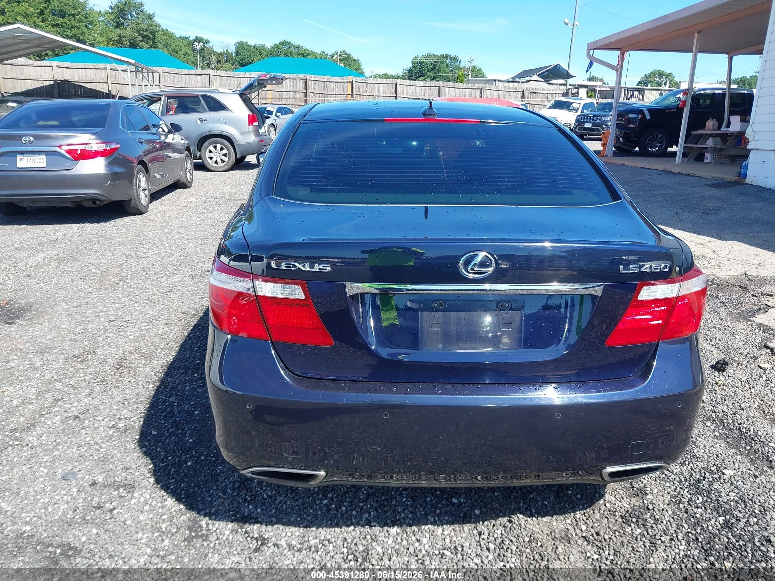 2008 Lexus Ls 460   Black vin: JTHBL46F985055210