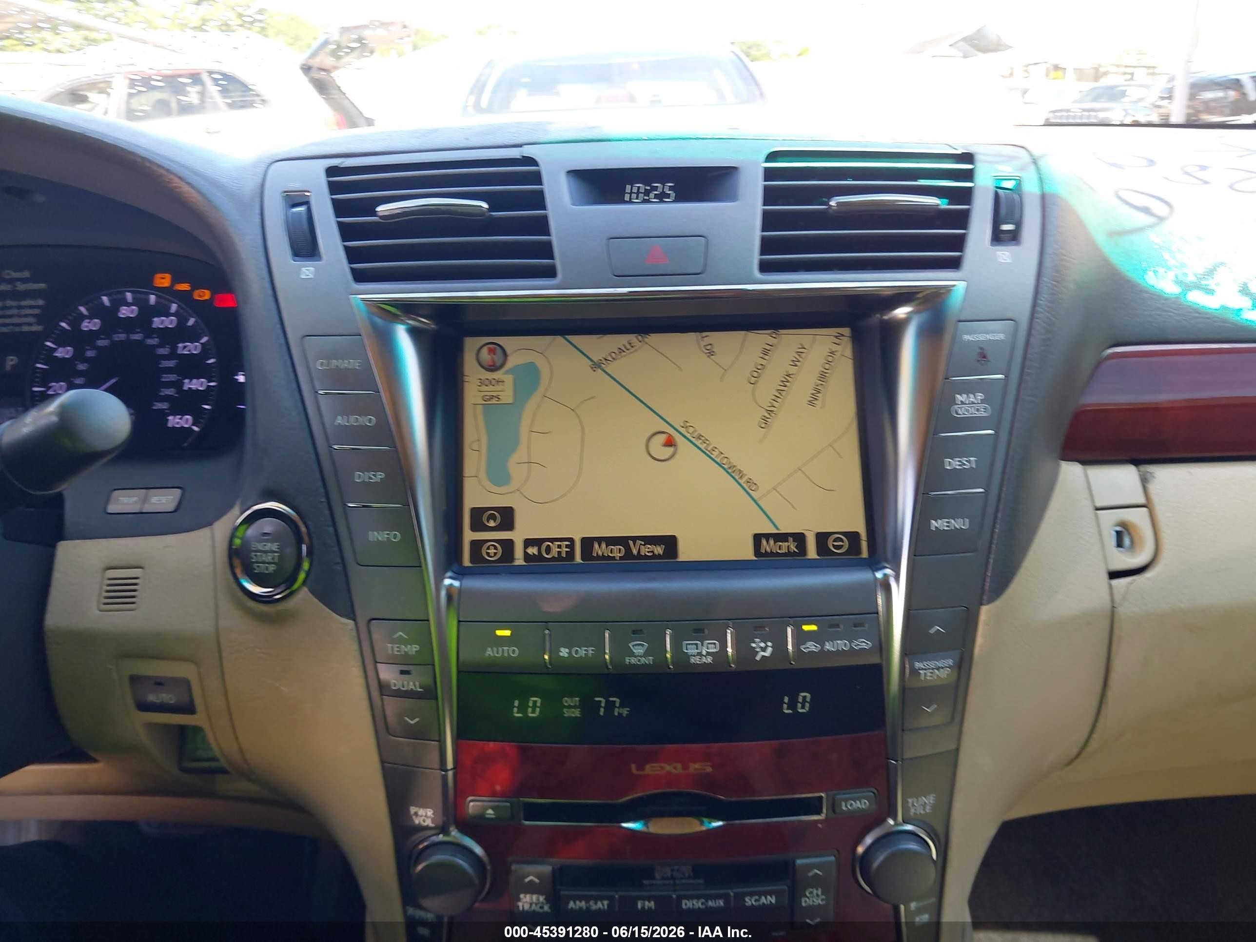 2008 Lexus Ls 460   Black vin: JTHBL46F985055210