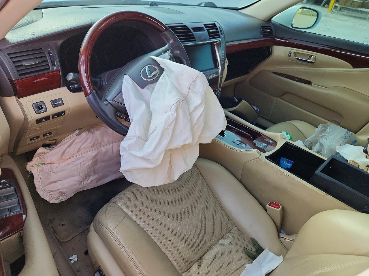 2008 Lexus Ls 460 Белый vin: JTHBL46F985058415