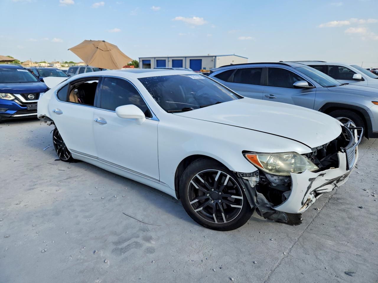 2008 Lexus Ls 460 Белый vin: JTHBL46F985058415