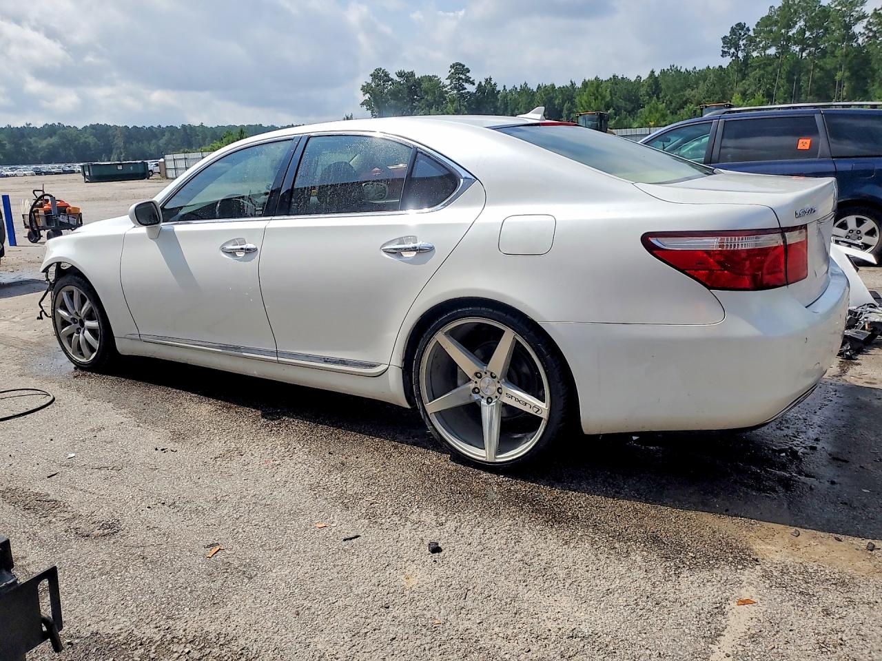 2008 Lexus Ls 460 Белый vin: JTHBL46F985059547
