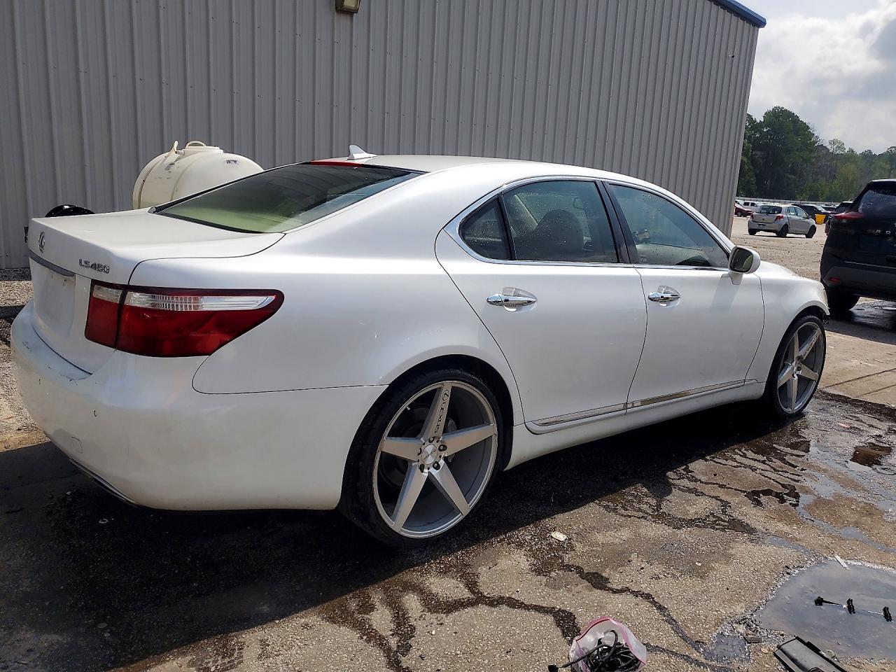 2008 Lexus Ls 460 Белый vin: JTHBL46F985059547