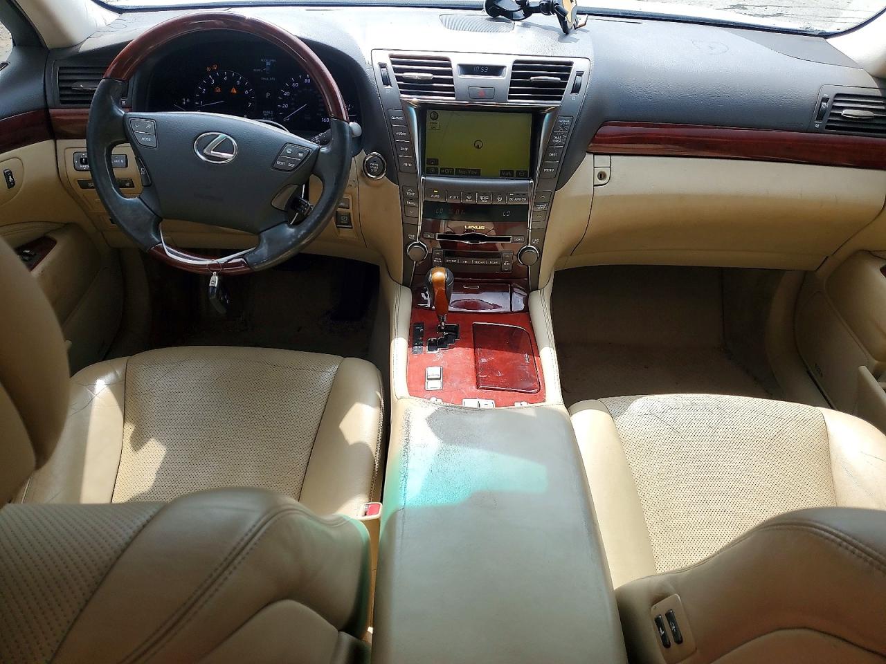 2008 Lexus Ls 460 Белый vin: JTHBL46F985059547