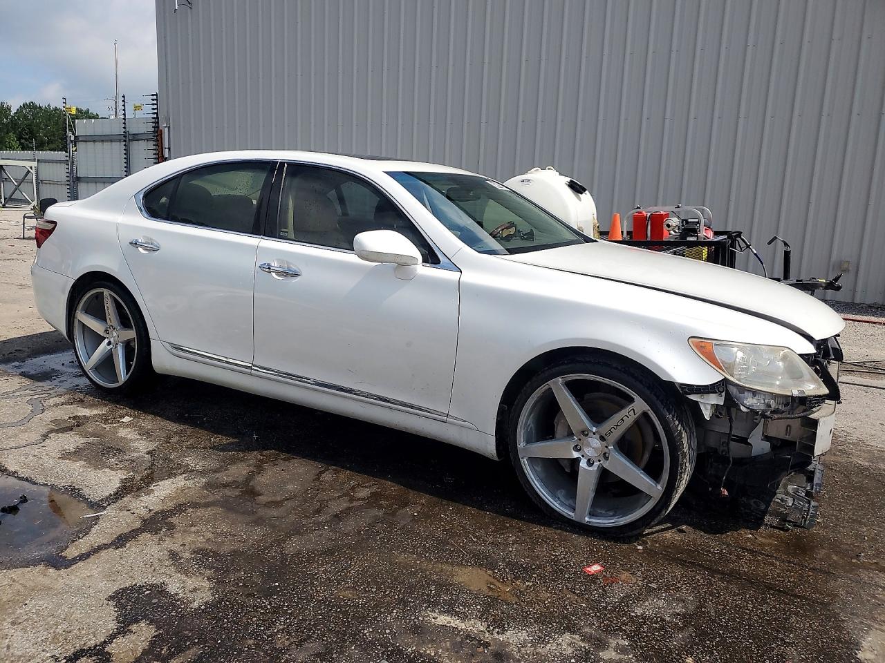 2008 Lexus Ls 460 Белый vin: JTHBL46F985059547
