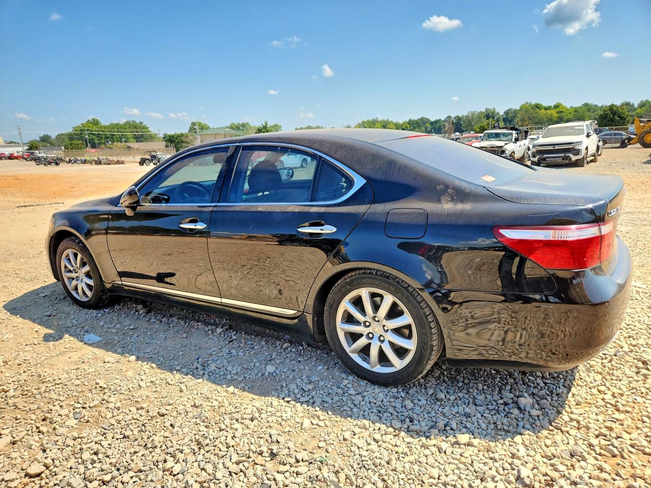 2008 Lexus Ls 460 Black vin: JTHBL46F985064618