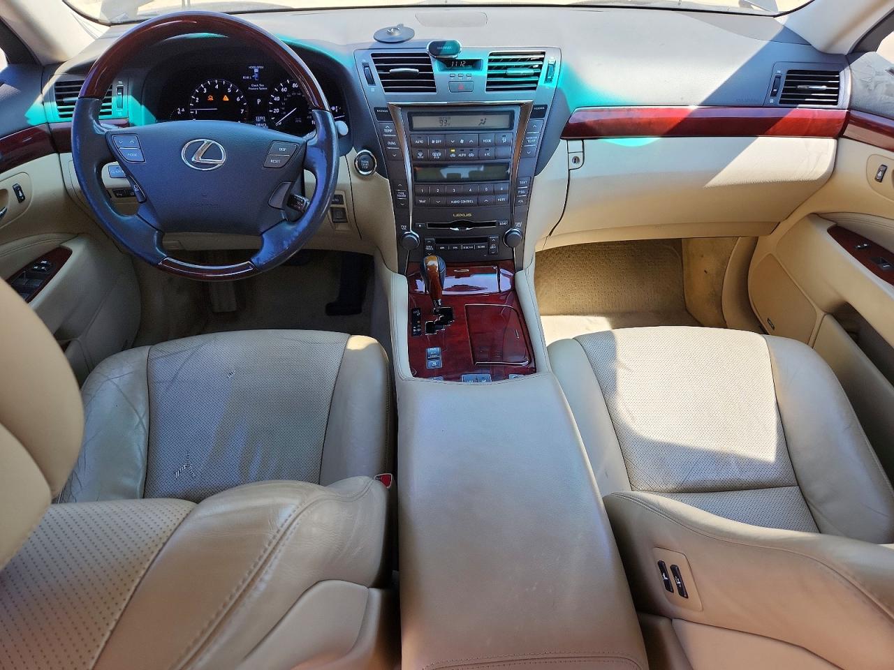 2008 Lexus Ls 460 Black vin: JTHBL46F985064618