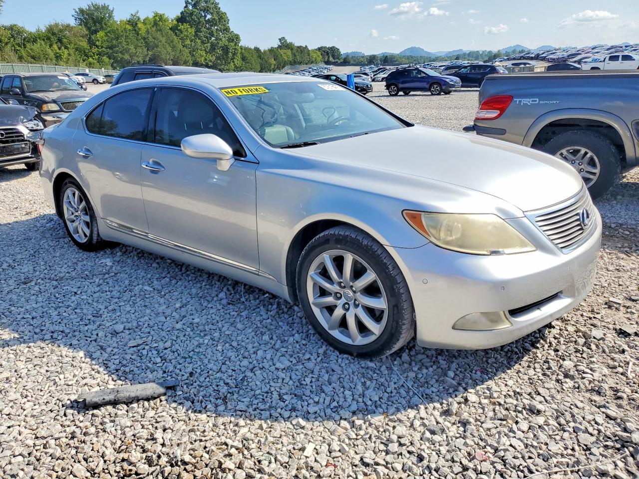 2008 Lexus Ls 460 Silver vin: JTHBL46F985065249
