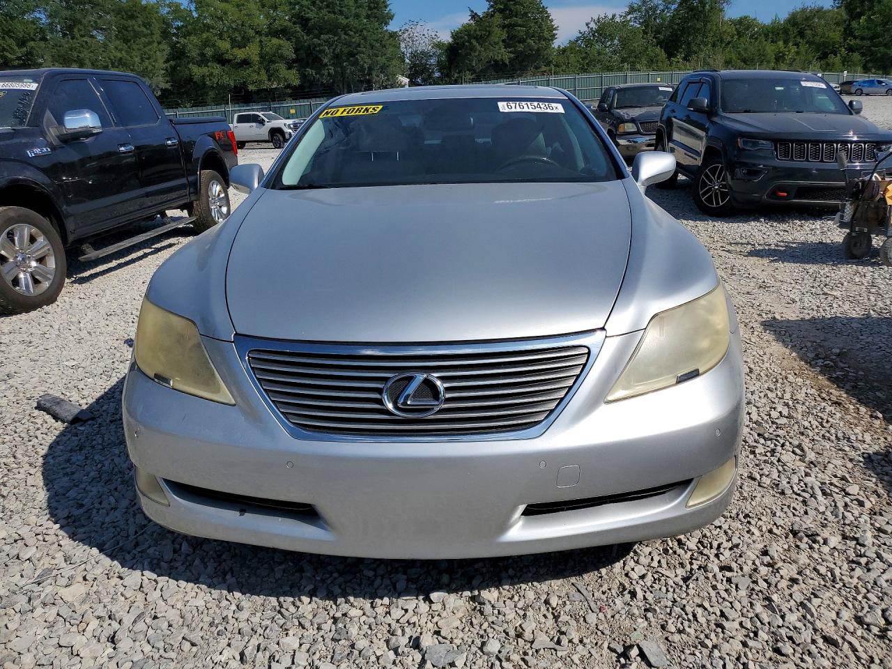 2008 Lexus Ls 460 Silver vin: JTHBL46F985065249