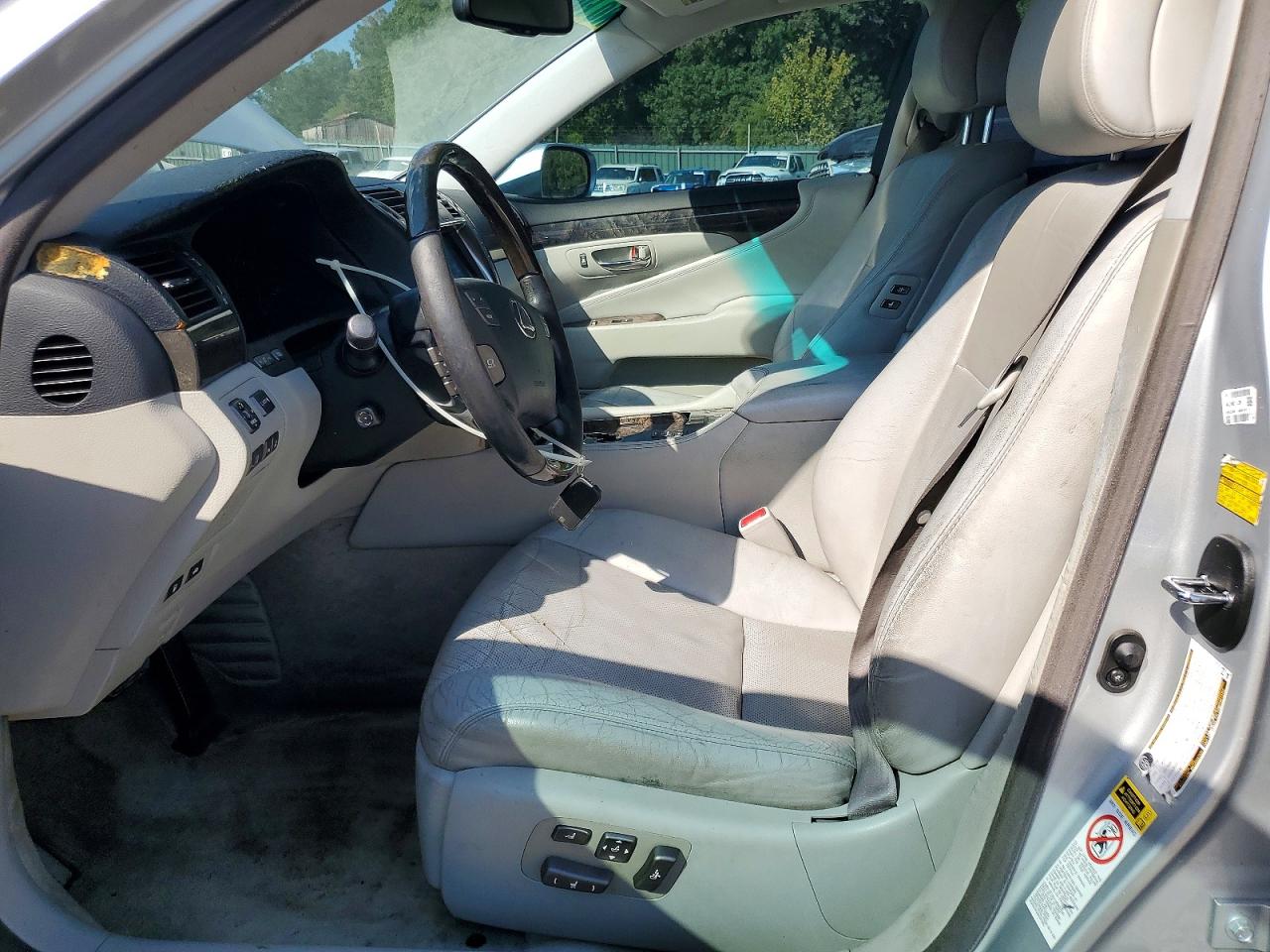 2008 Lexus Ls 460 Silver vin: JTHBL46F985065249