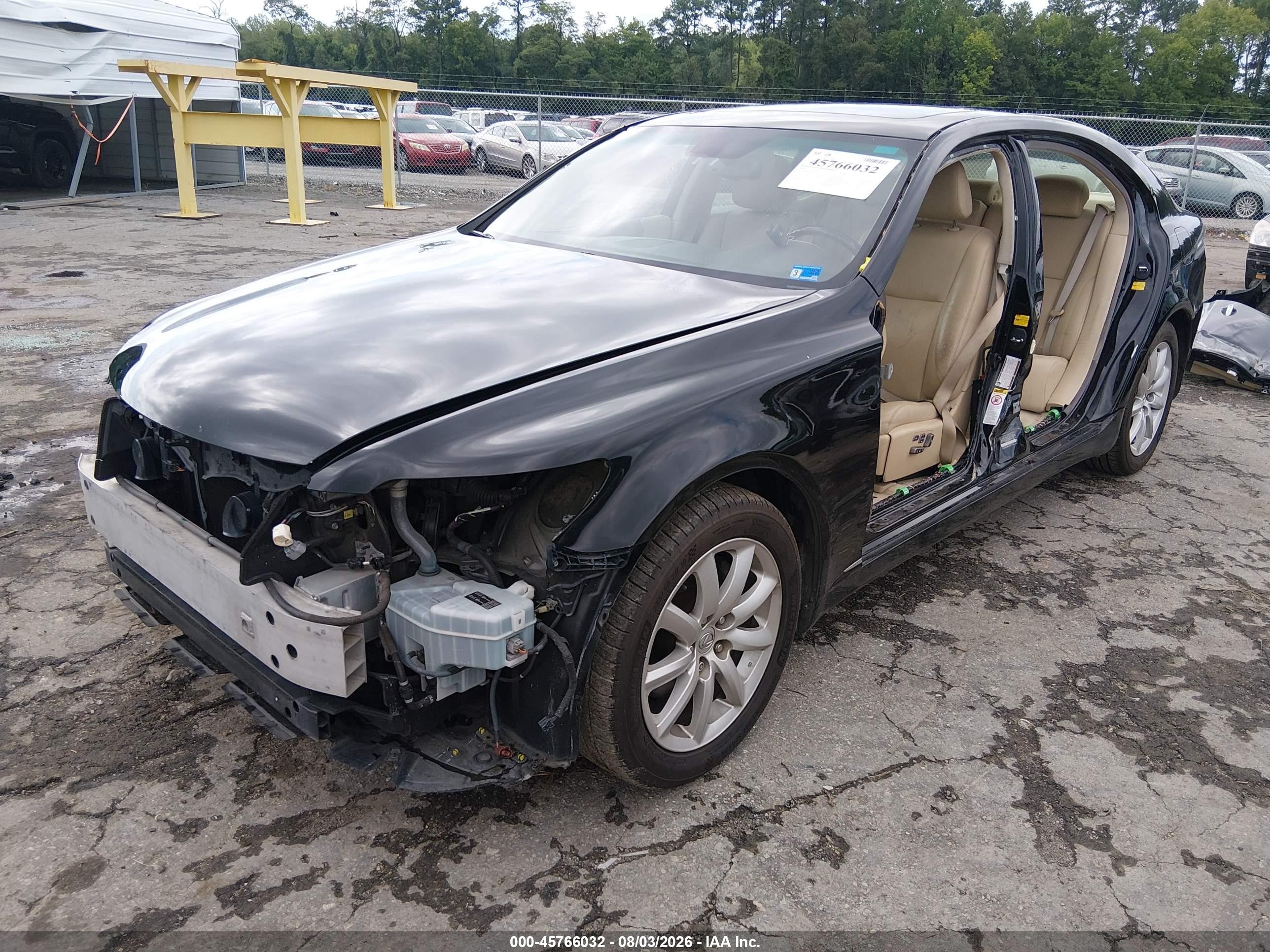2008 Lexus Ls 460   Black vin: JTHBL46F985083119
