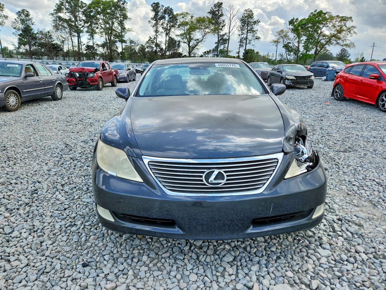 2007 Lexus Ls 460 Base Gray vin: JTHBL46FX75011618