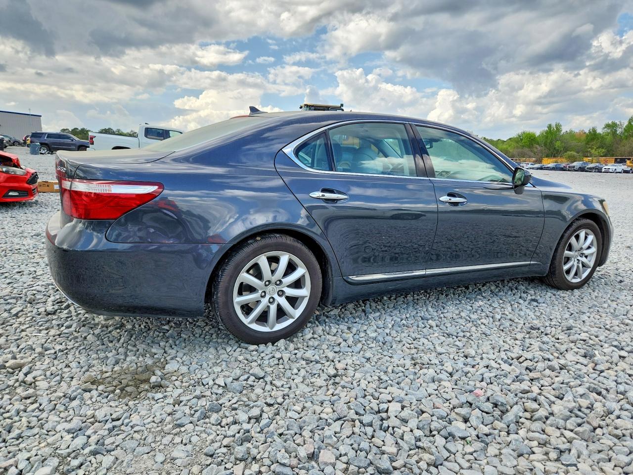 2007 Lexus Ls 460 Base Gray vin: JTHBL46FX75011618