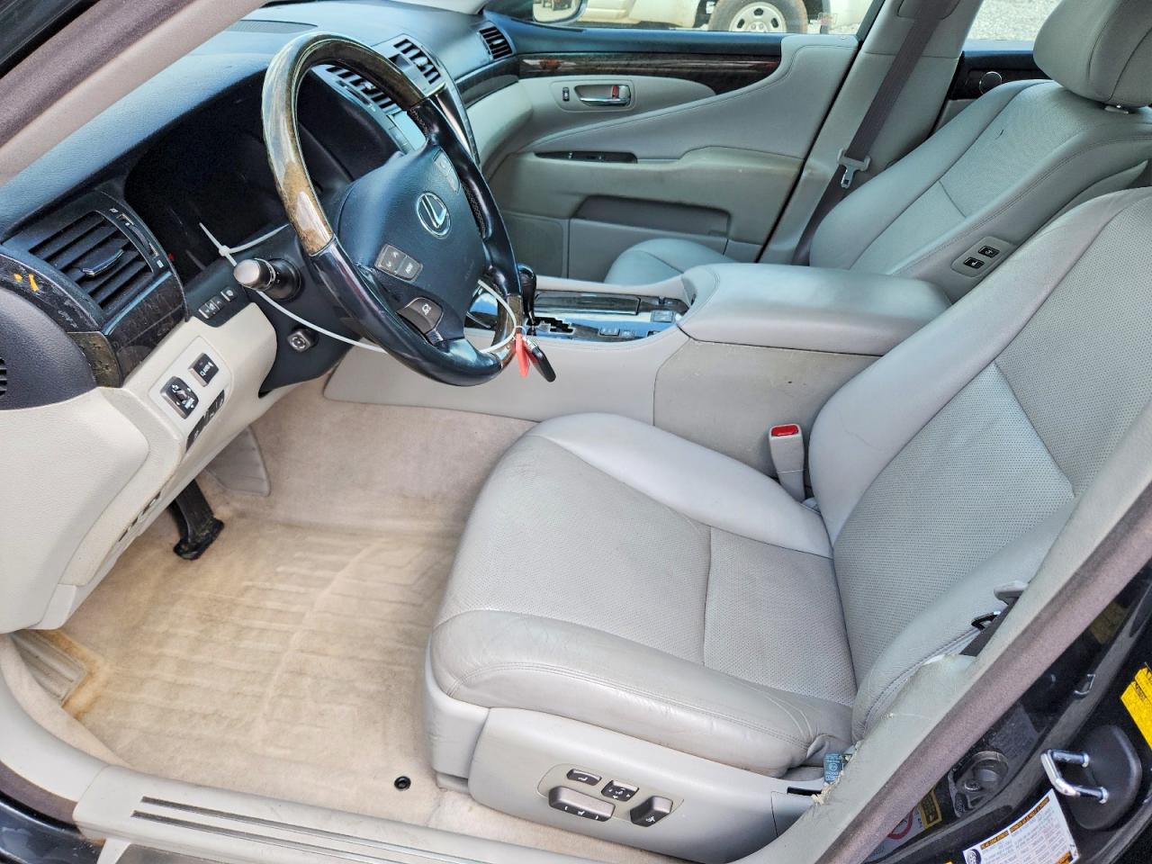 2007 Lexus Ls 460 Base Gray vin: JTHBL46FX75011618