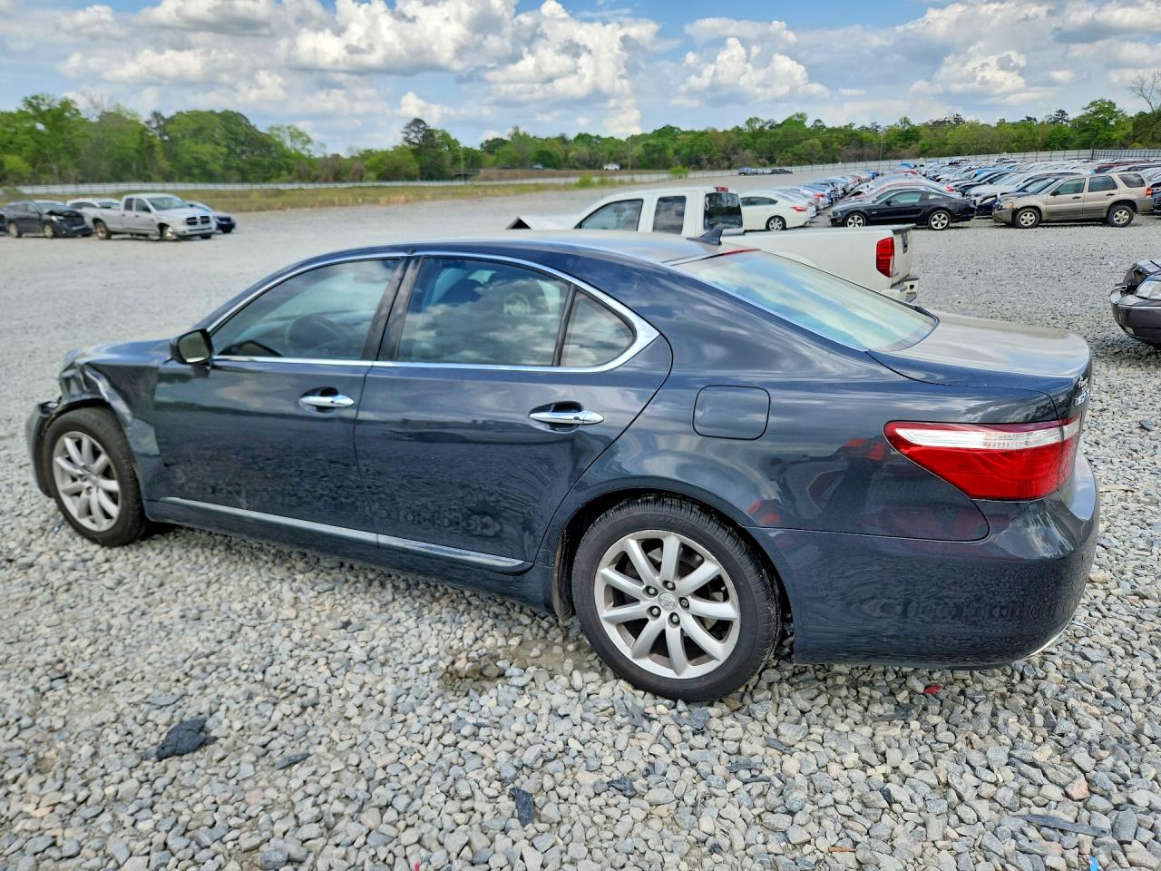 2007 Lexus Ls 460 Base Gray vin: JTHBL46FX75011618