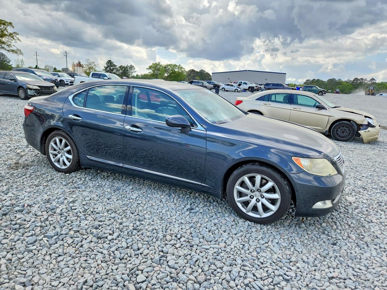 2007 Lexus Ls 460 Base Gray vin: JTHBL46FX75011618