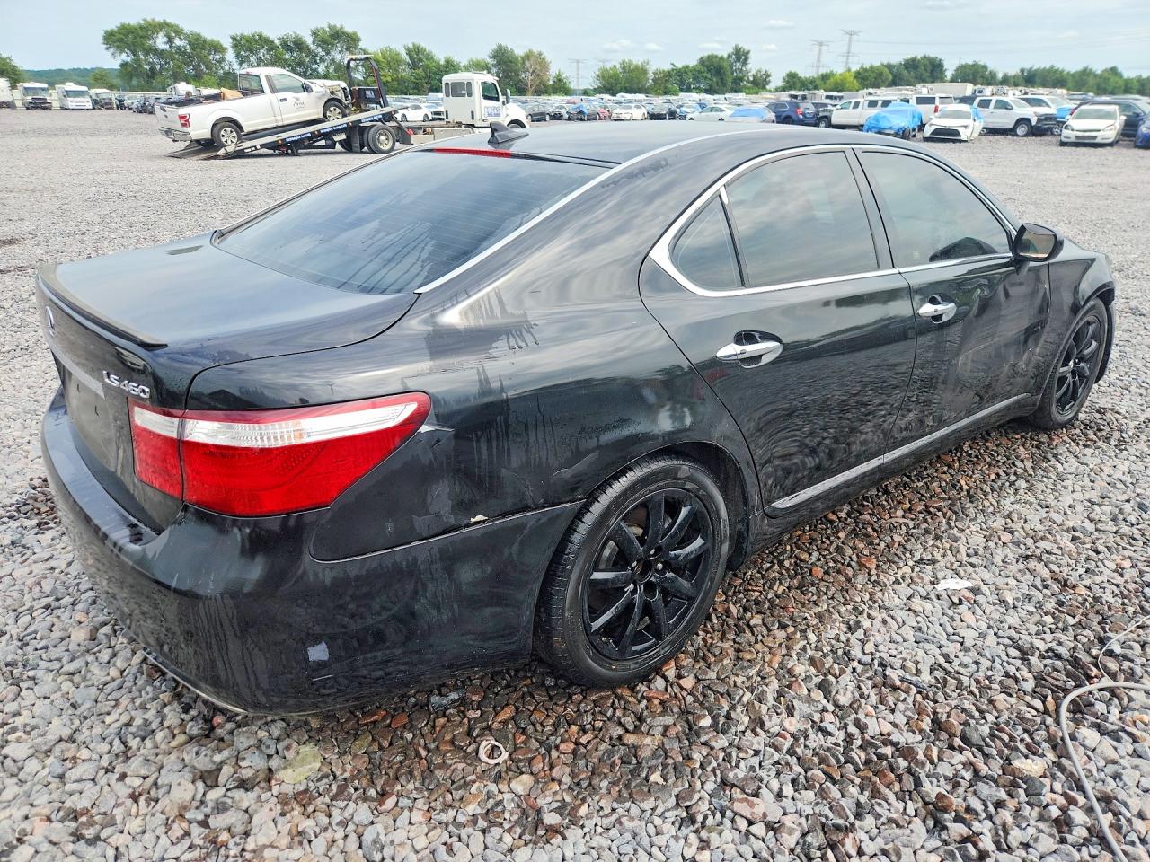 2007 Lexus Ls 460 Черный vin: JTHBL46FX75016270