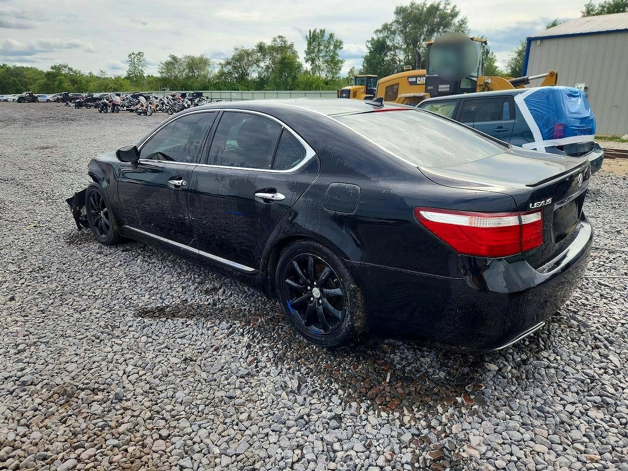 2007 Lexus Ls 460 Черный vin: JTHBL46FX75016270